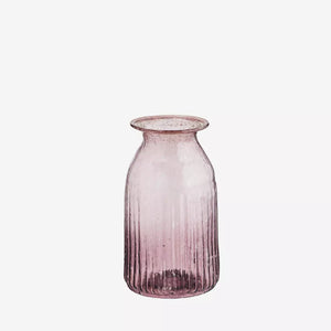 Petit vase en verre purple