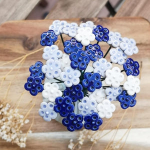 Fleur Myosotis bleu foncé