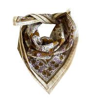 Charger l'image dans la galerie, Foulard 50 cm - Lurex camel
