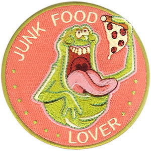 Ecusson Junk Food Lover