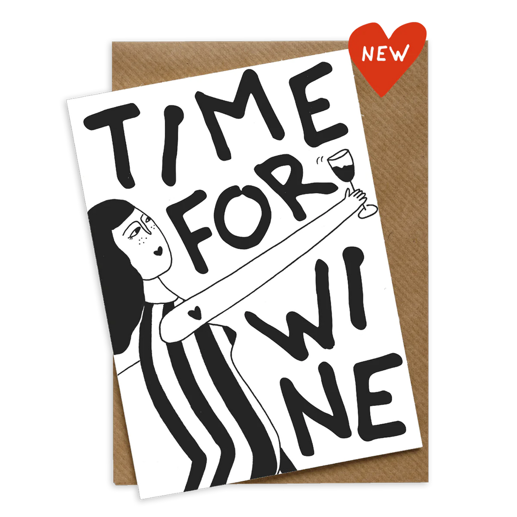 Carte + enveloppe time for wine