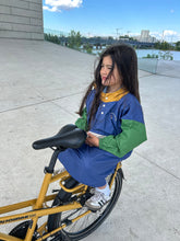 Charger l&#39;image dans la galerie, Poncho long Ash blue- Enfant
