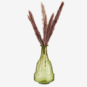 Petit vase citron en verre recyclé