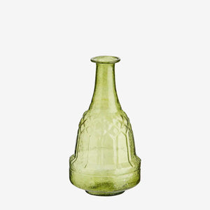 Petit vase citron en verre recyclé
