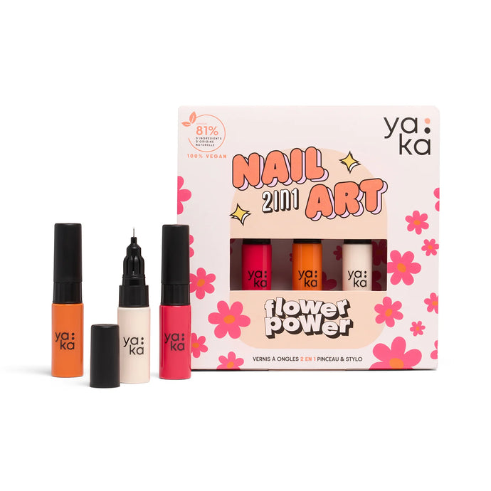 yaka, vernis, kit, coffret, ado, enfant, flower, power, green, terra, tournai, lille, bruxelles, courtrai