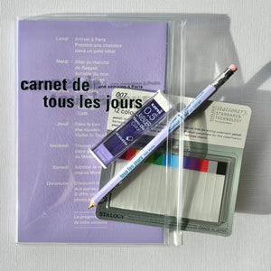 Carnet de tous les jours - A6 purple