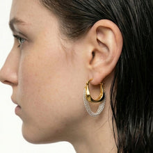 Charger l'image dans la galerie, Boucles d'oreilles mixe drap

