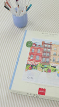 Charger et lire la vidéo dans la visionneuse de la Galerie, Coffret coloriage au numéro - Place des fleurs
