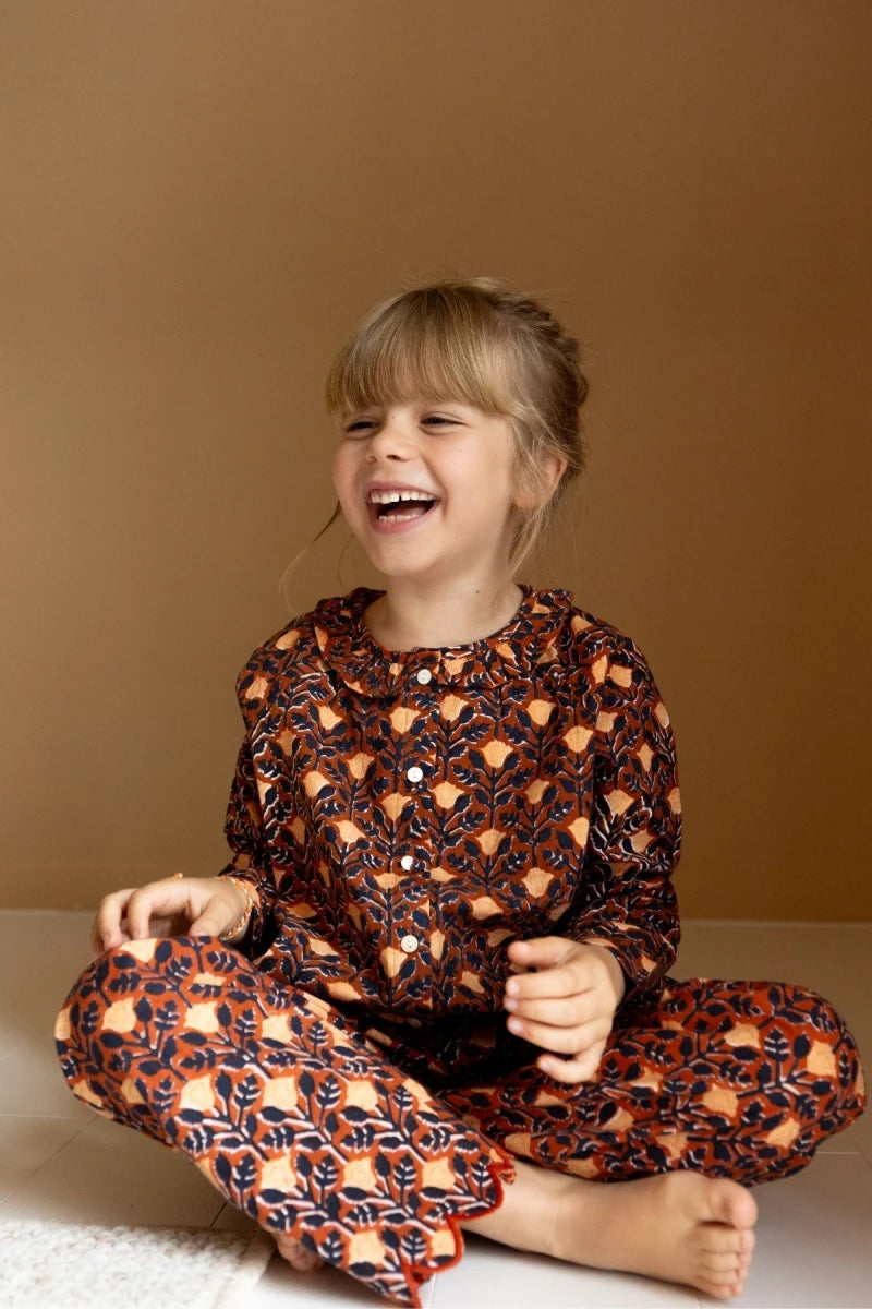 Pyjama deux pièces Lunai - Rosa bombay