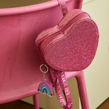 Charger l'image dans la galerie, Sac-à-dos en forme de coeur à paillettes
