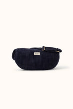 Charger l&#39;image dans la galerie, Sac banane Shanti - Velours côtelé navy
