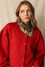 Charger l'image dans la galerie, Small foulard Dupitta - Léopard tapenade
