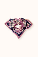 Charger l&#39;image dans la galerie, Petit foulard Manika - Amaryllis macadamia cherry
