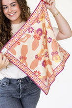 Charger l&#39;image dans la galerie, Petit foulard Manika - Booby macadamia
