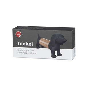 Porte cure-dents Teckel noir