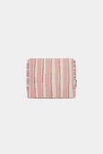 Charger l'image dans la galerie, Trousse de toilette Alix XL - Rayures rouges et roses
