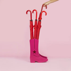 Porte-parapluie Santiag rose