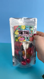 Lot de 30 perles de bain Retro année 90